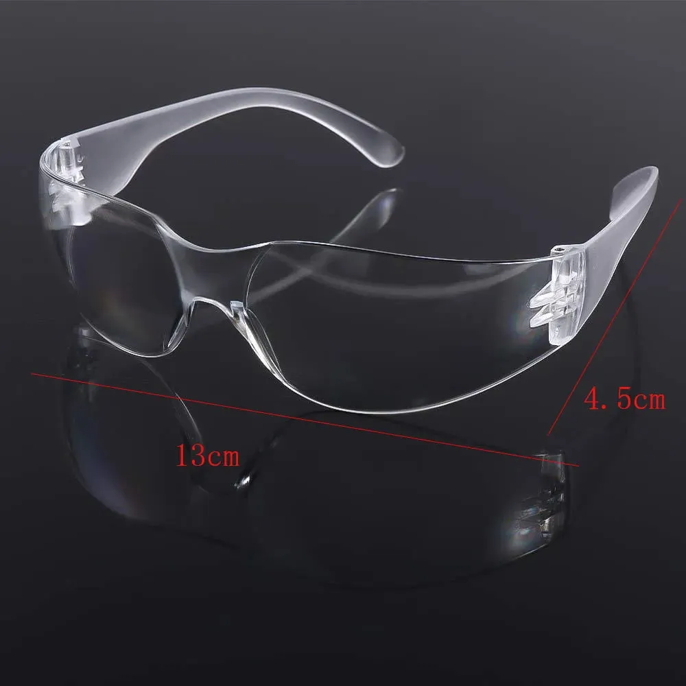 Protective Safety Glasses Eye Protection Goggles Eyewear Dental Lab Work PC Lens