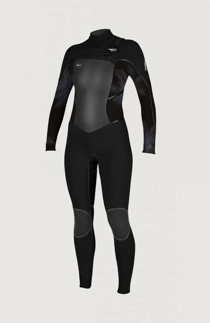 Psycho Tech 4/3mm Chest Zip Full Wetsuit | Black