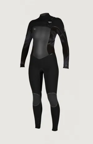 Psycho Tech 4/3mm Chest Zip Full Wetsuit | Black