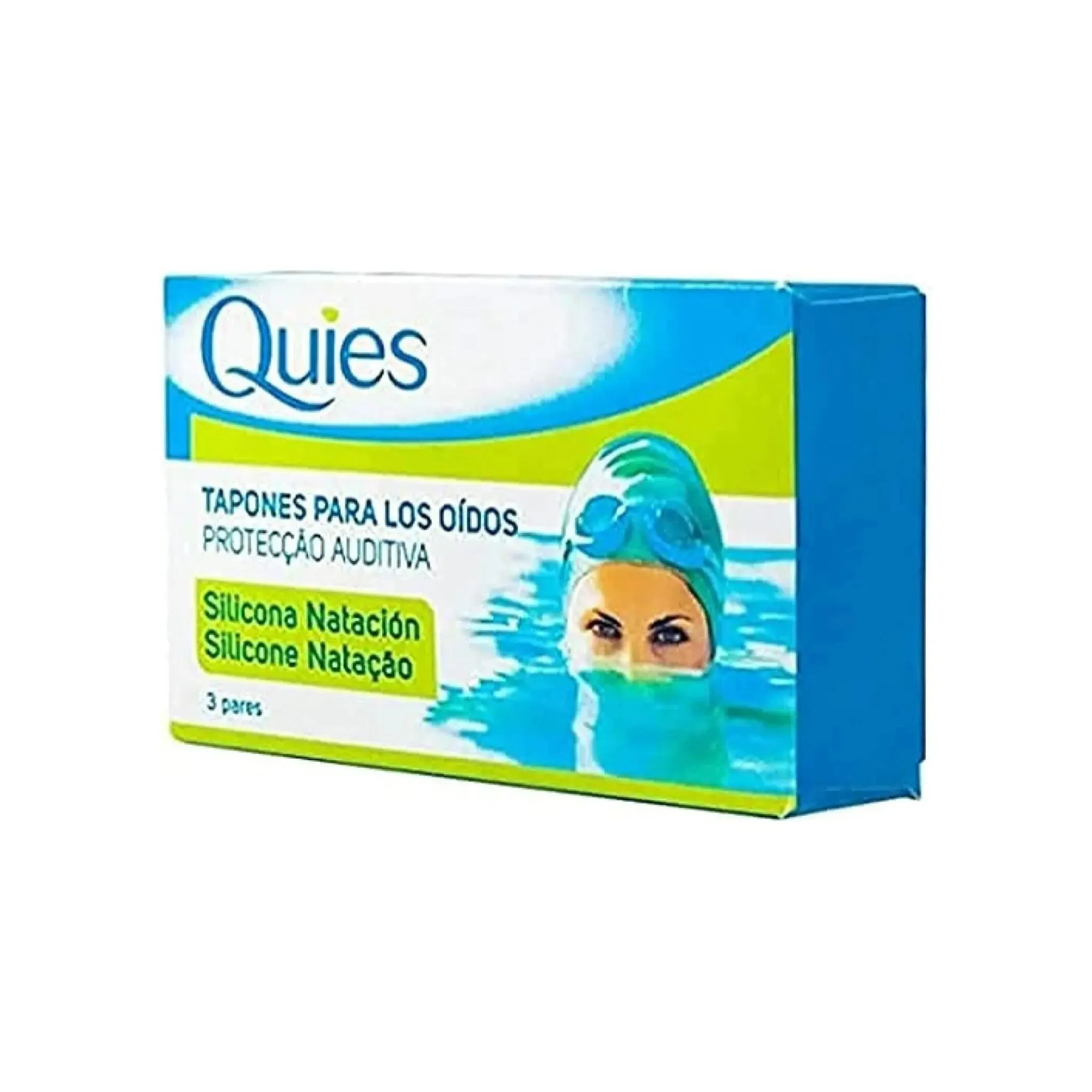 Quies Silicon Ear Plugs Swimming 3 Pairs