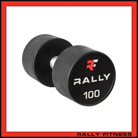 Rally Fitness® Pro Round Rubber Dumbbell Sets