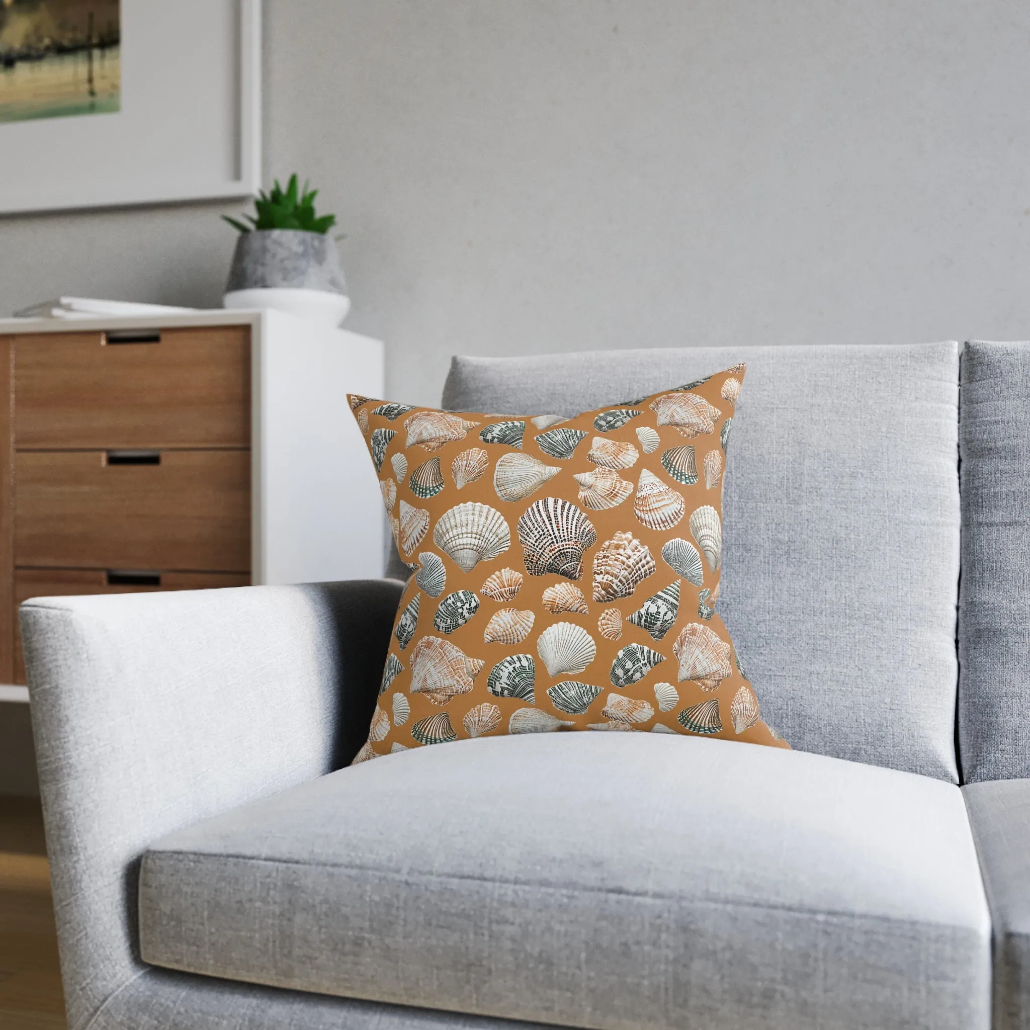 Seashells - Square Pillow - UK