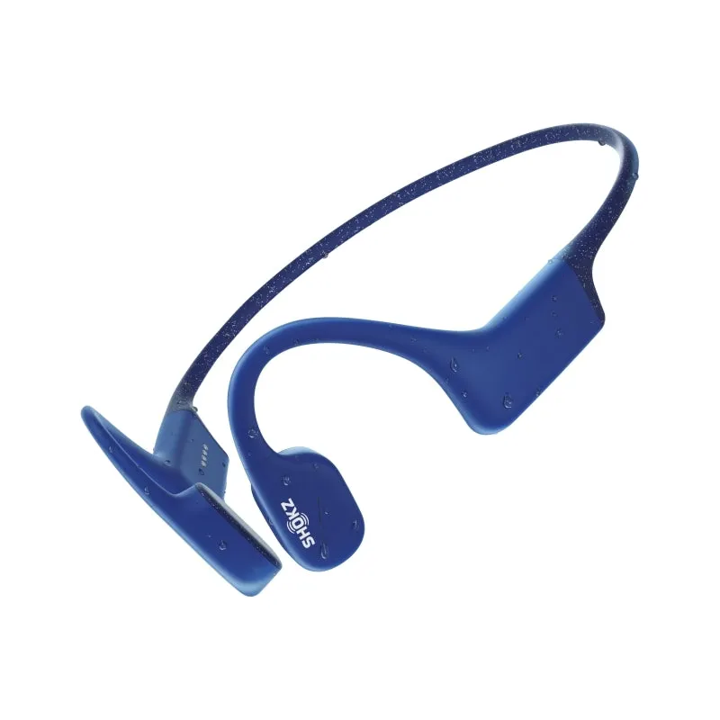 SHOKZ OpenSwim Bone Conduction Swimming MP3 Player - Blue