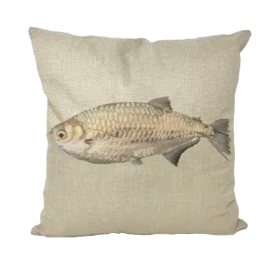 Silver Fish Throw Pillows