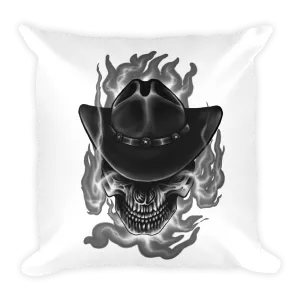 Skull Sheriff Pillow