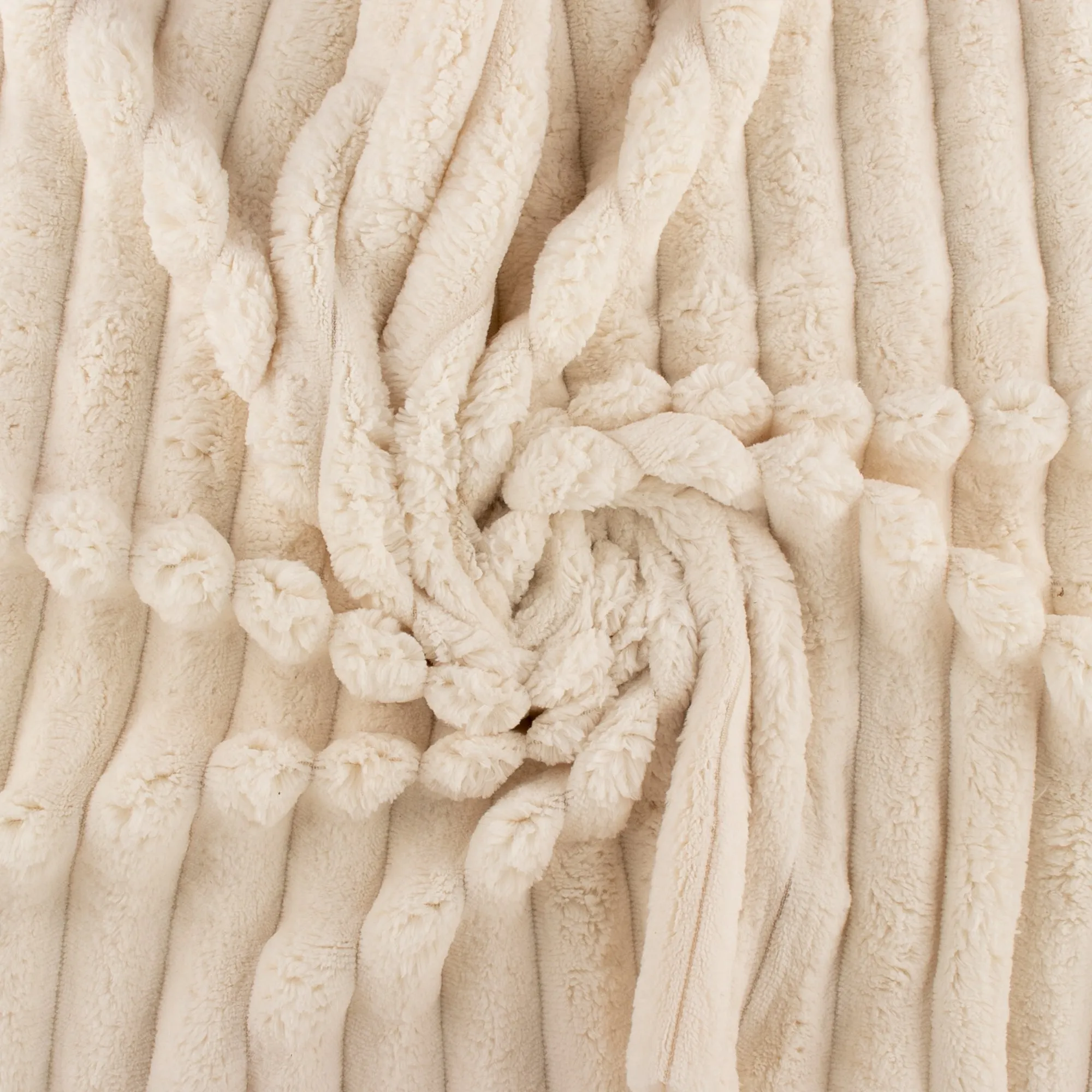 Solid Corded Chenille - Ivory