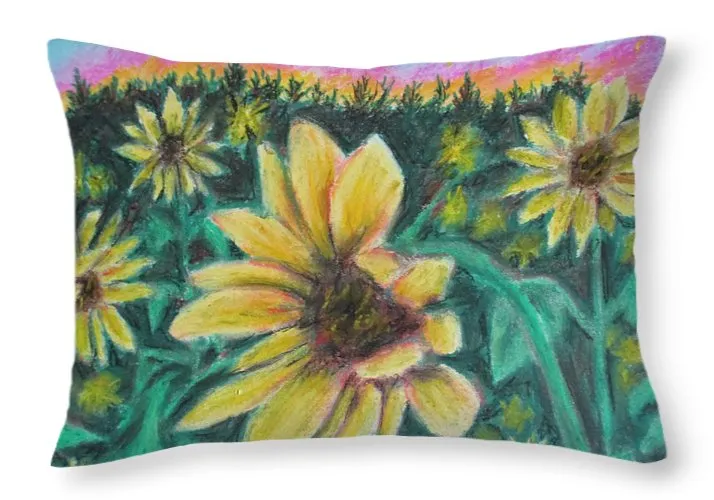 Sunflower Dreams ~ Throw Pillow