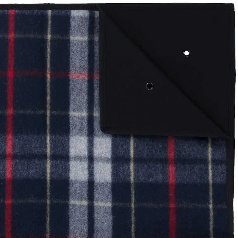 Swiss Link | Classic Wool Picnic Blanket | Plaid Twilight