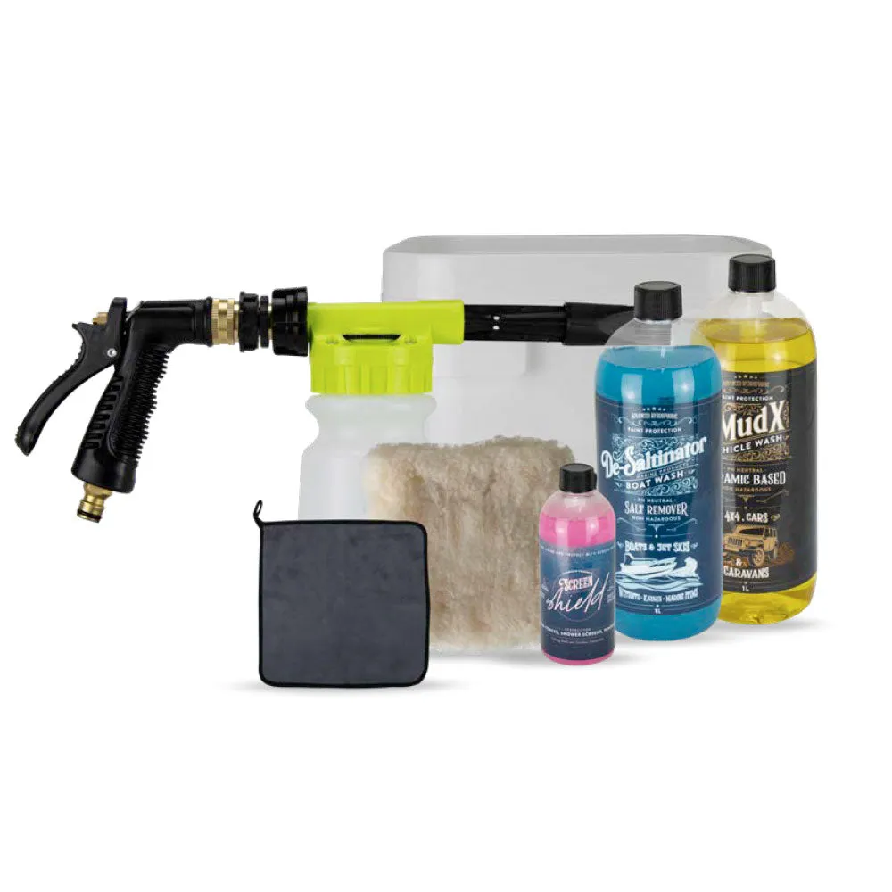 Ultimate Clearview Wash Kit (MudX, ScreenShield & De-Saltinator)