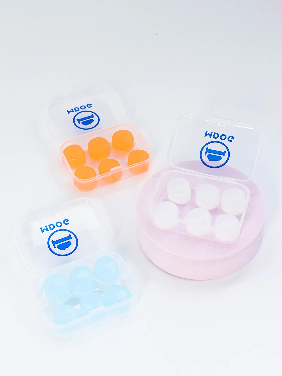 Waterproof Reusable Silicone Earplugs Swimming 3 Pairs NRR 25dB