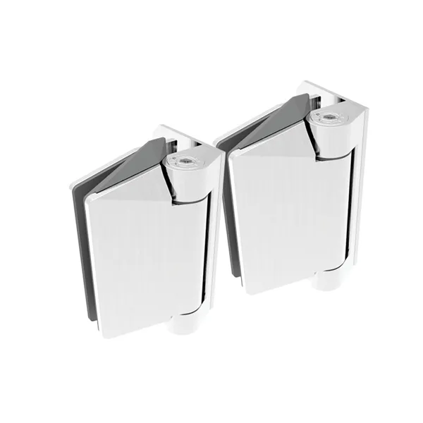 White Polaris Soft Close Hinge POLARIS 125 GLASS TO WALL, POOL FENCE HINGE