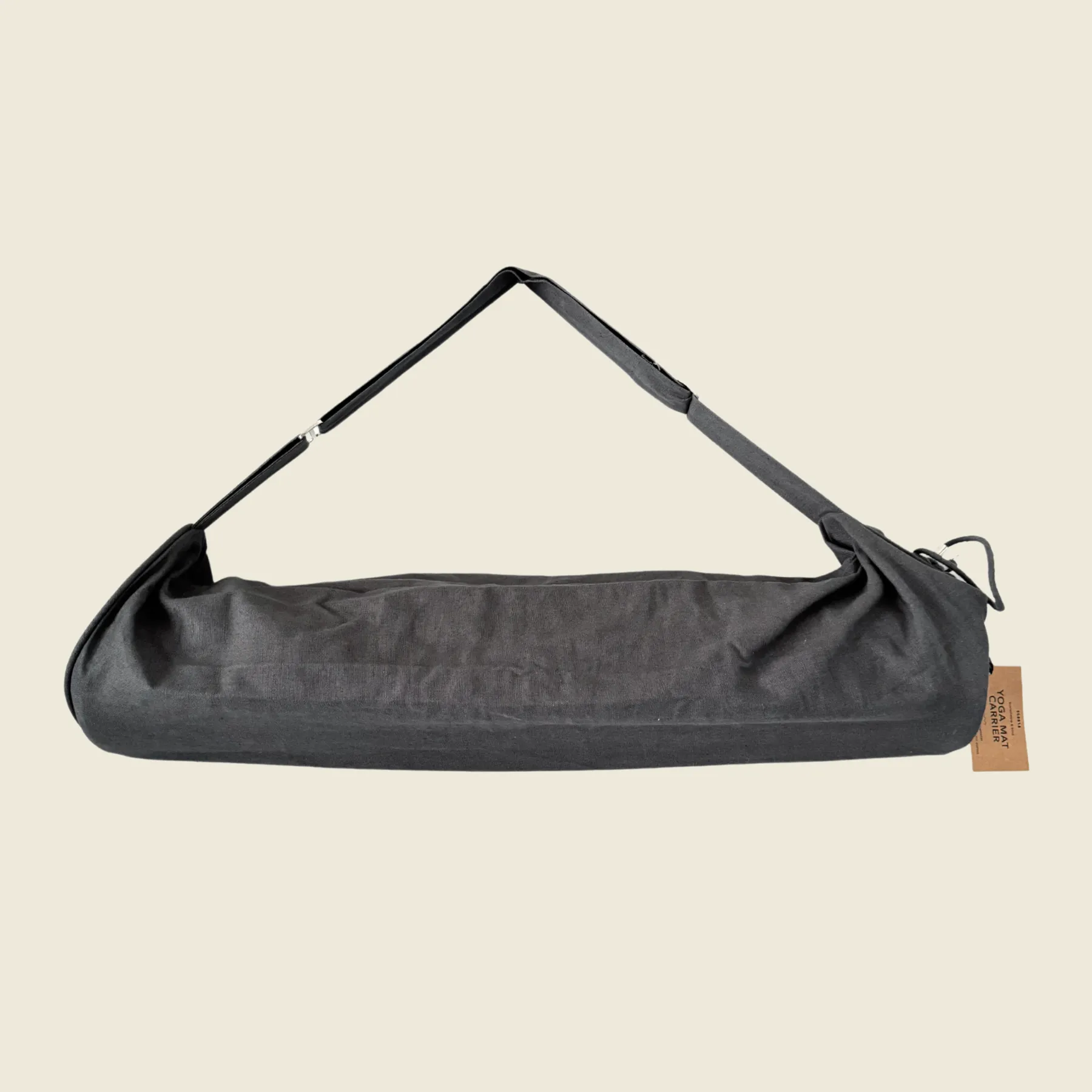 Yoga Mat Bag | GOTS Organic Cotton | Shadow Grey